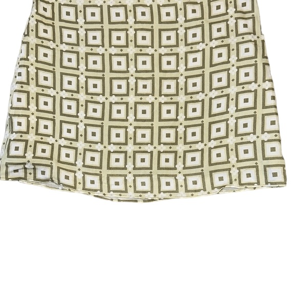 NWT Princess Polly Misuraca Green Geometric Printed Mini Skirt - 2 - Picture 7 of 13